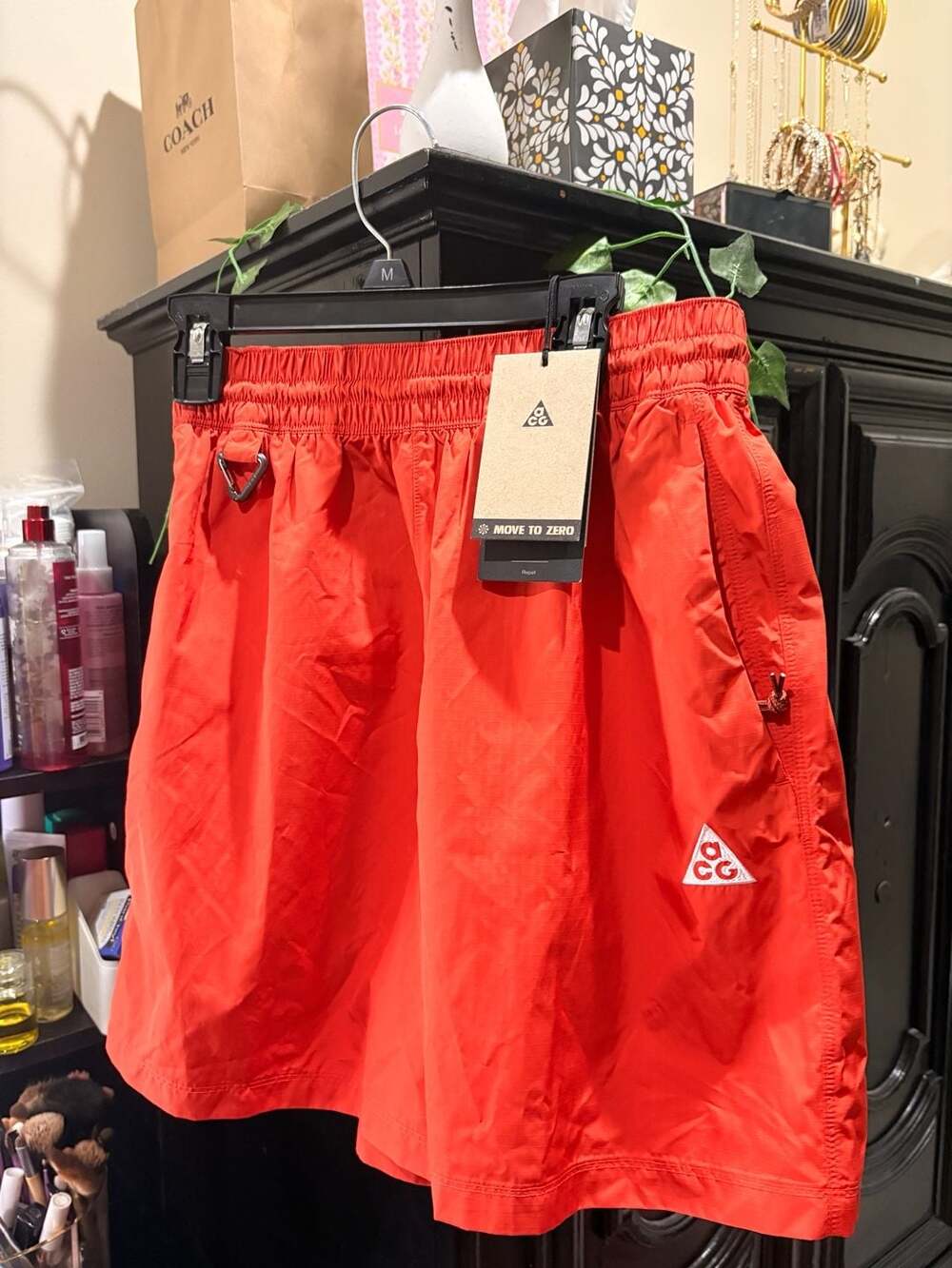 Nike ACG Women's Woven Hike Shorts in Picante Red